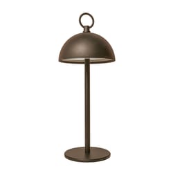 Branson 12 in. Brown Table Lamp