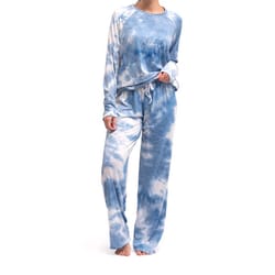 Hello Mello Dyes The Limit Women's Lounge Pants S/M Blue