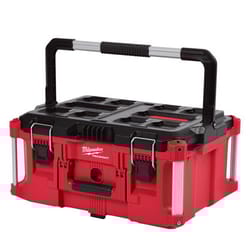 Milwaukee Packout 22 in. Modular Large Portable Tool Box Black/Red