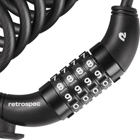 Retrospec Steel Cable Bike Locks Matte Black Mfr# 5604 - Ace Hardware