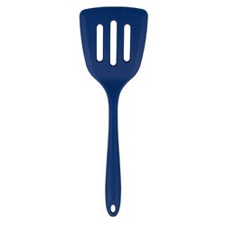 Mrs. Anderson Navy Silicone/Zinc Slotted Turner