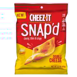 Cheez-It Snap'd Double Cheese Chips 2.2 oz Bagged