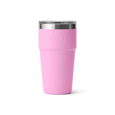 YETI Rambler 20 oz Power Pink BPA Free Stackable Tumbler with