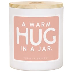 Sincere Surroundings White Vanilla Scent Candle Jar 11 oz