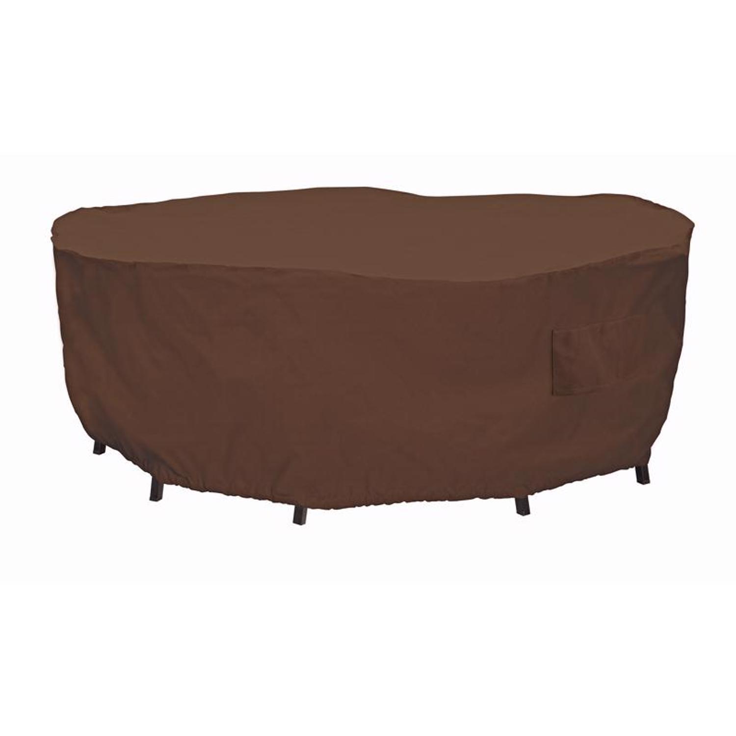 Living Accents 80 in. W Polyester Table Cover
