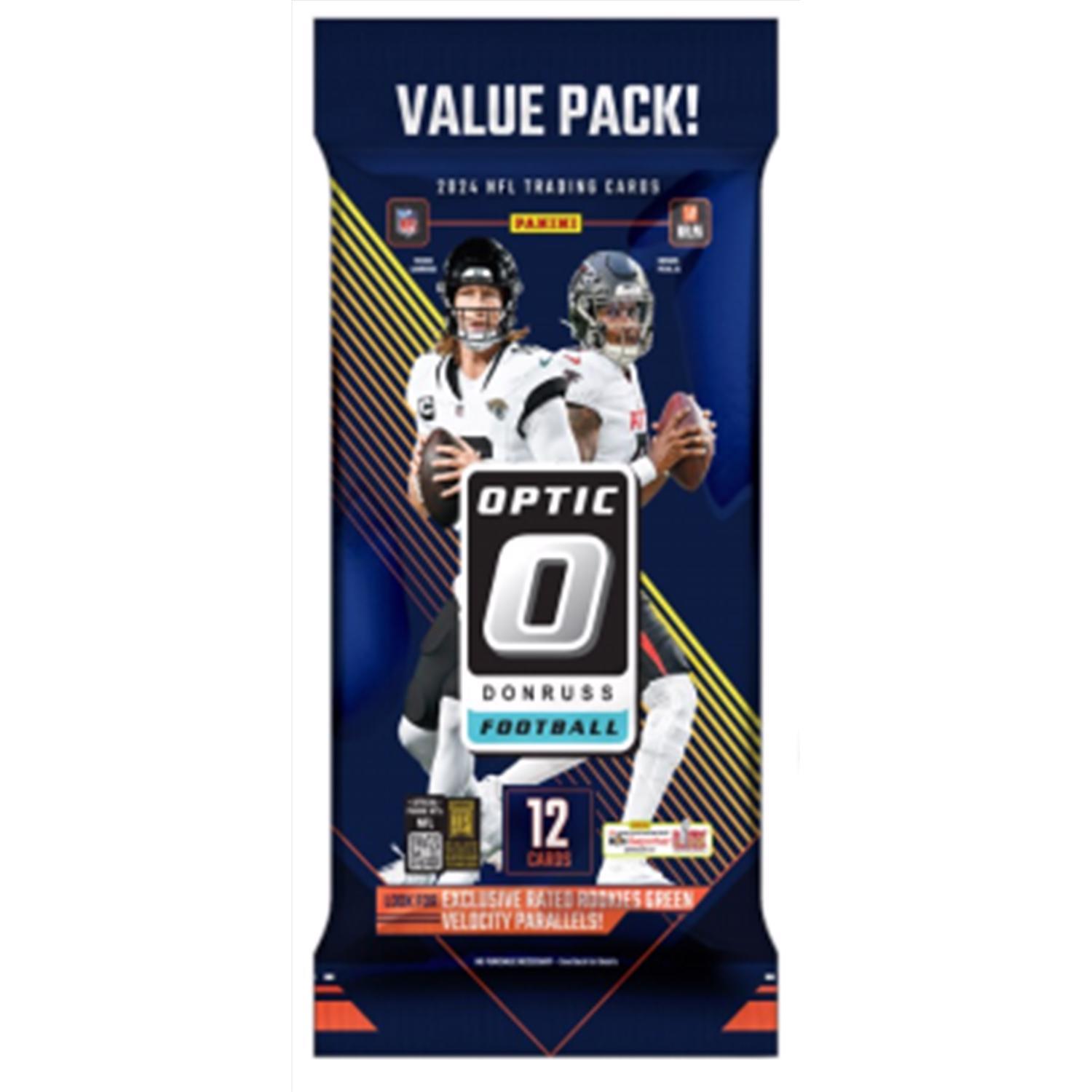 Panini NFL 2024 Donruss Optic Football Fat Pack Trading Cards