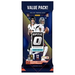 Panini NFL 2024 Donruss Optic Football Fat Pack Trading Cards Multicolored 12 pc