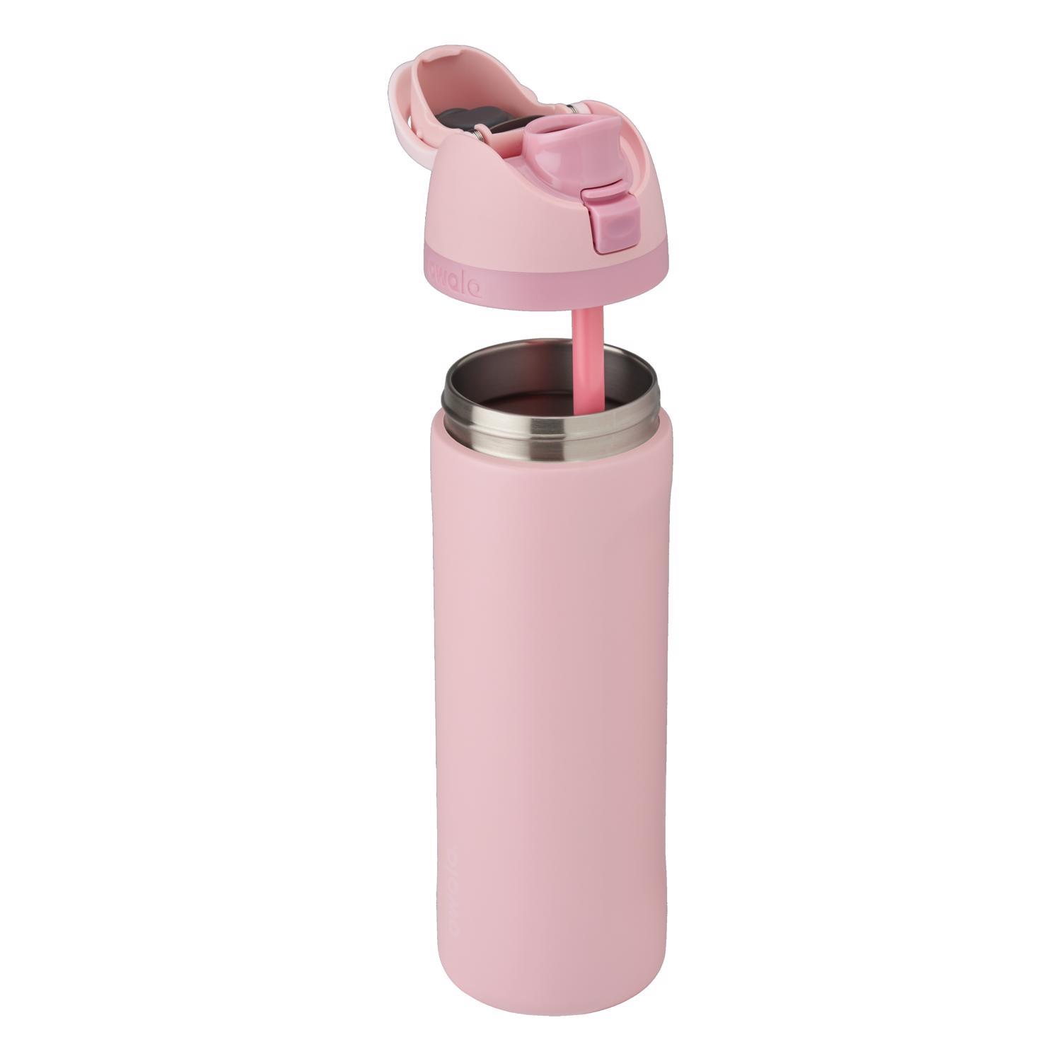 Owala FreeSip 24 fl. oz. Rose Quartz BPA Free Water Bottle with