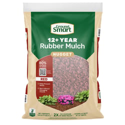 GroundSmart Red Rubber Nuggets 0.8 cu ft