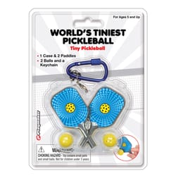 World's Tiniest Tiny Pickleball Set Multicolored 5 pc