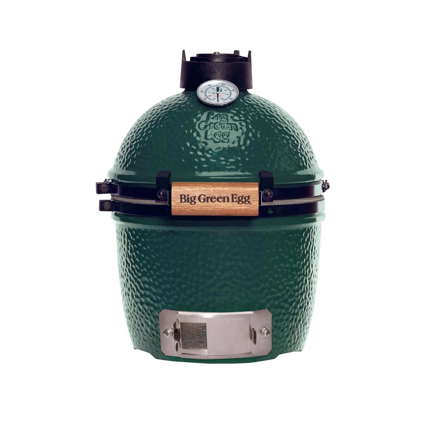 Big Green Egg 10 in. Mini Charcoal Kamado Grill and Smoker Green