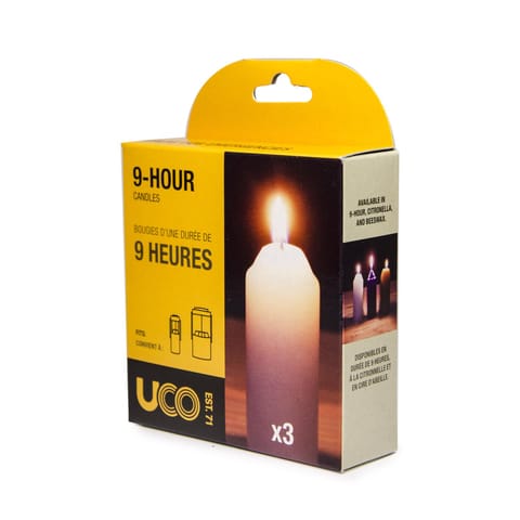 UCO White Unscented Scent Plumbers Candle Mfr# L-CAN3PK - Ace Hardware