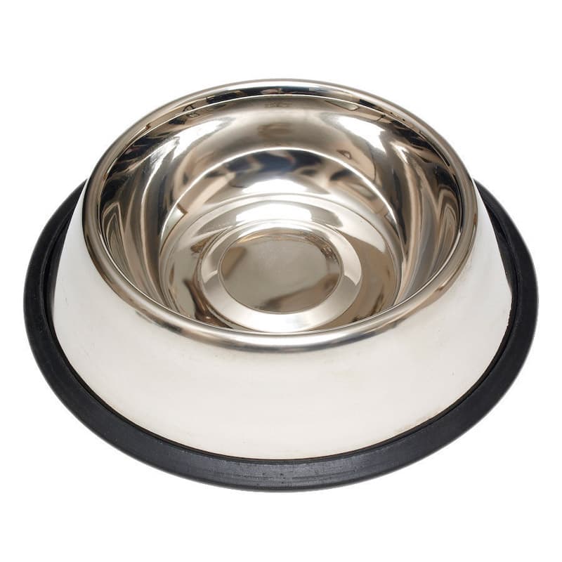 食器 HILO.M HiLo Silver Plain Stainless Steel 32 oz Pet Dish For Dog Mfr