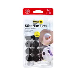 Wrap-It Stick 'Em Small Nylon Hook and Loop Fastener 0.75 in. L 1 pk