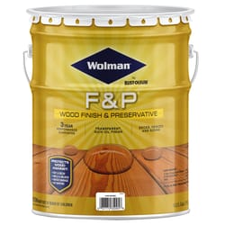 Wolman F&P Satin Natural Semi-Transparent Oil-Based Wood Finish 5 gal