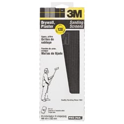 3M Pro-Pak 11-1/4 in. L X 4-3/16 in. W 120 Grit Silicon Carbide Drywall Sanding Screen 10 pk