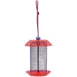 Birds Choice Wild Bird 0.75 lb Acrylic/Stainless Steel Mesh/Screen Tube Bird Feeder