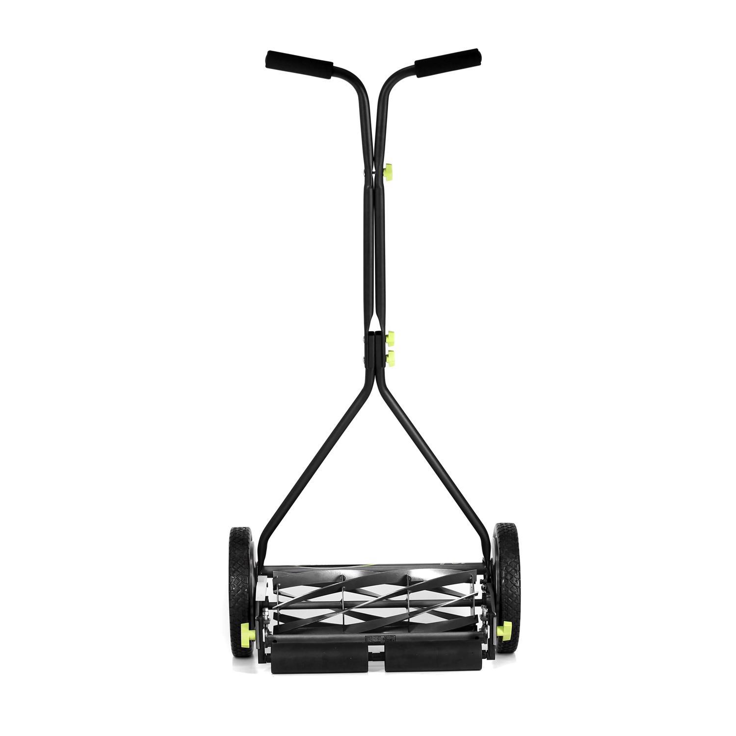 16-Inch 7-Blade Push Reel Lawn Mower