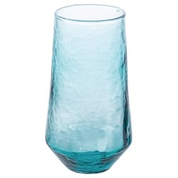 Karma Catalina Teal Glass Tumbler 3.25 in. D 1 pk