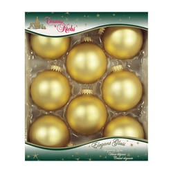 Christmas by Krebs Gold Velvet Ball Ornaments