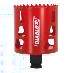 Diablo Snap-Lock Plus 2-1/2 in. Bi-Metal 2-3/8 in. L Hole Saw Arbor Included