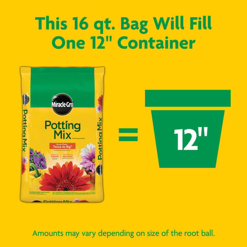 Miracle-Gro All Purpose Potting Mix 16 qt Mfr# 75686301 - Ace Hardware