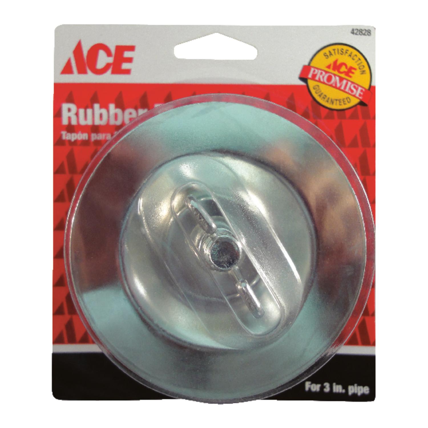 Ace 3 in. Rubber Test Plug