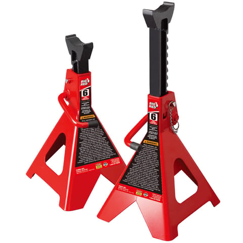 Torin Big Red Manual 6 ton Double Lock Jack Stands Mfr# T46002A