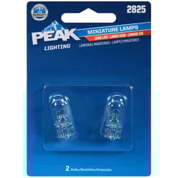 Peak Incandescent Indicator Miniature Automotive Bulb 2825
