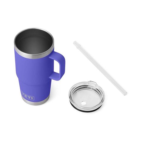 YETI Rambler 25 oz Ultramarine Violet BPA Free Straw Mug Mfr