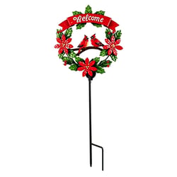 Smart Solar Solar White Cardinal 42.13 in. Pathway Decor
