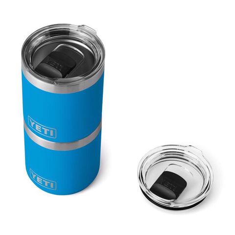 YETI Rambler 10 oz Big Wave Blue BPA Free Lowball Insulated Cup