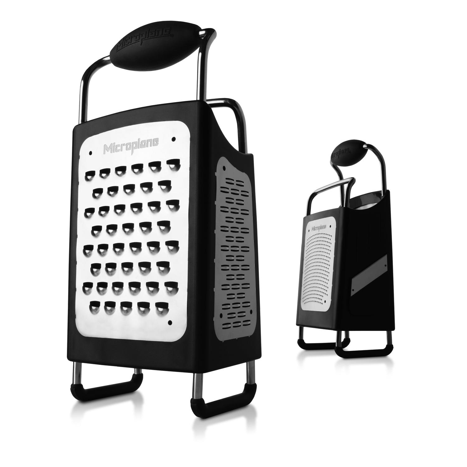 Microplane 10" 4-Sided Stainless Steel Ultra-Sharp Multi-Purpose Grater - Thumbnail 5