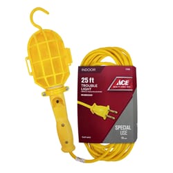 Ace 75 W 25 ft. 18/2 SJT Incandescent Trouble Light