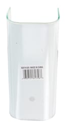 Westinghouse Rectangle White Glass Fan/Fixture Shade 1 pk