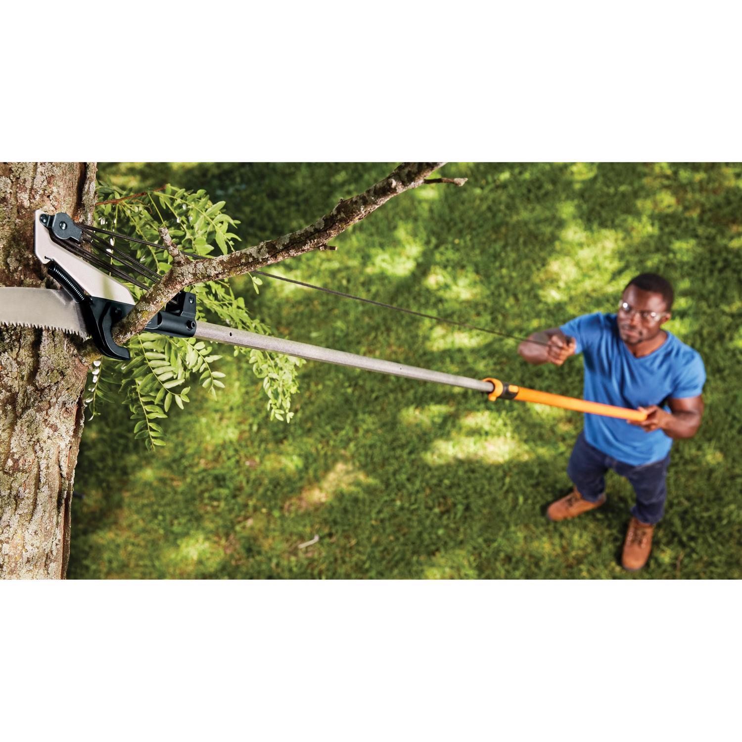 Fiskars 12 ft. Steel Curved Extendable Tree Pruner - Thumbnail 5