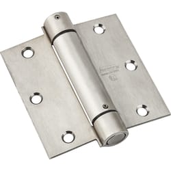 National Hardware 3-1/2 in. L Stainless Steel Spring Hinge 1 pk
