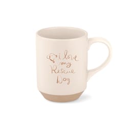 Pet Shop by Fringe Studio 12 fl. oz. Cream BPA Free Love My Rescue Mug