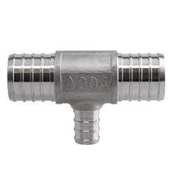Plumbeeze 1 in. PEX X 1 in. D PEX Stainless Steel Tee