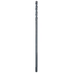 Milwaukee 3/8 in. X 12 in. L Black Oxide Aircraft Length Drill Bit 3-Flat Shank 1 pc