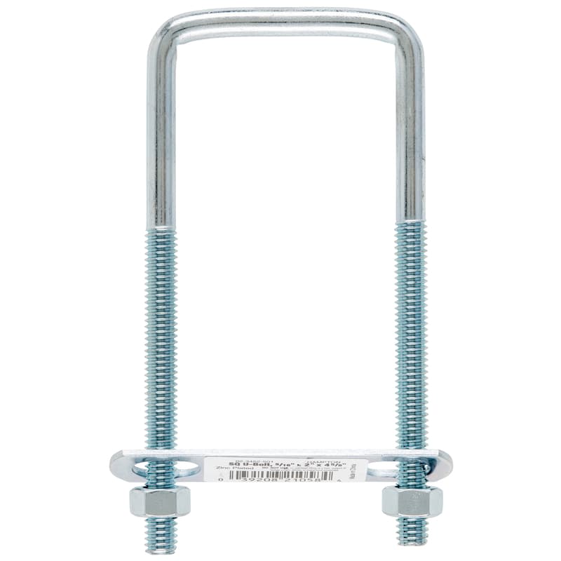 youページ Hampton 5/16 in. X 2 in. W X 4-3/4 in. L Coarse Zinc-Plated Steel
