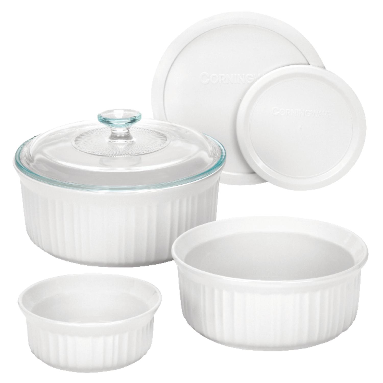 CorningWare French White 6-piece Bakeware Set - Thumbnail 4