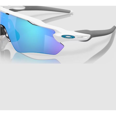 Oakley Radar EV Path Sunglasses Unisex Polished White Frame Blue