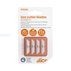 Slice Ceramic Rounded Tip Box Cutter Box Cutter Replacement Blades 4 pk