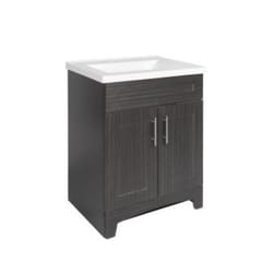 Royal Cabinets Shaker Single Moderna Grigio Vanity Combo 24-1/2 in. W X 19 in. D X 36 in. H