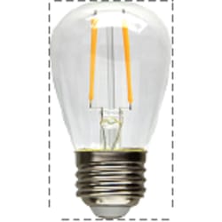 MaxLite S14 E26 (Medium) Filament LED Bulb Warm White 11 Watt Equivalence 1 pk