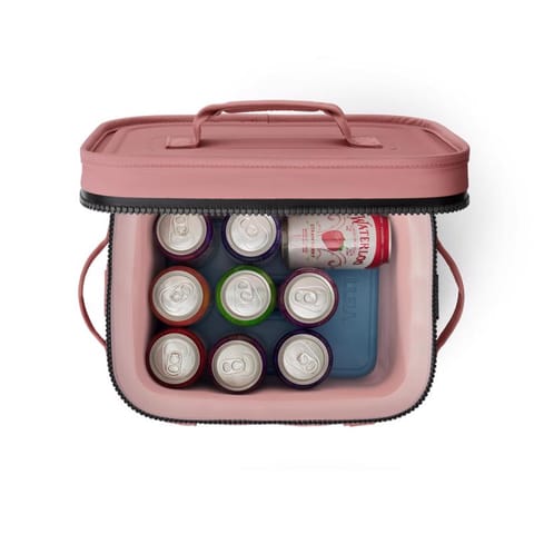 YETI Hopper Flip Sandstone Pink 24 cans Soft Sided Cooler Mfr