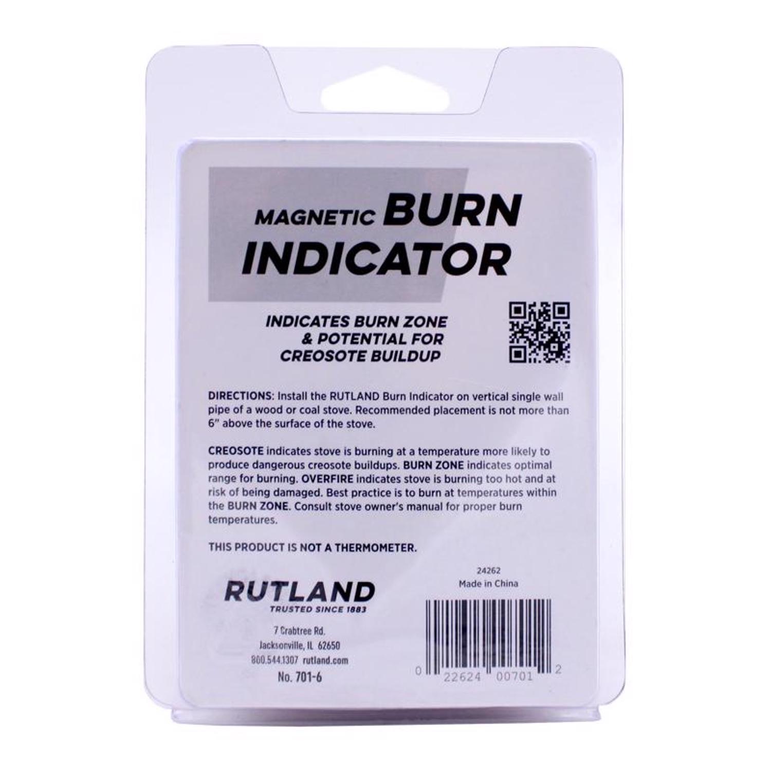 Rutland Burn Indicator Stove Thermometer - Thumbnail 2
