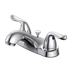 Oakbrook Collection Pacifica Chrome Coastal Pop-up Bathroom Sink Faucet 4 in.