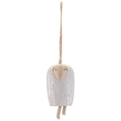 Good Tidings White Animal Ornament 5 in.